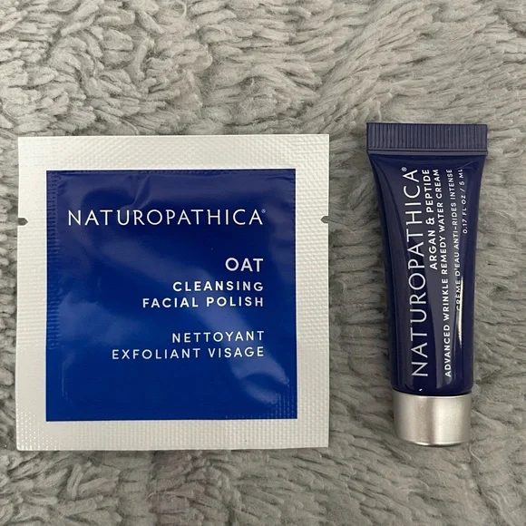 ‼️FREE‼️NEW‼️Naturopathica WRINKLE REMEDY WATER CREAM & CLEANSING FACIAL POLISH - Picture 2 of 12